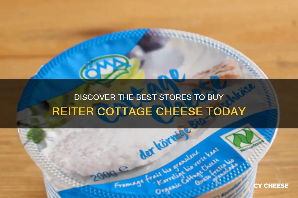 where to buy reiter cottage cheese