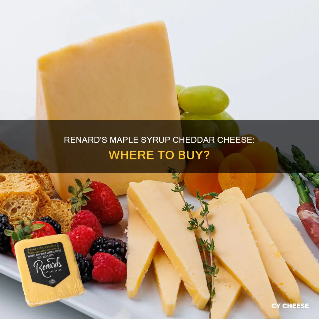 where to buy renards maple syrup cheddar cheese