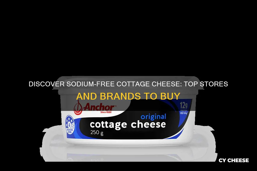 where to buy sodium free cottage cheese