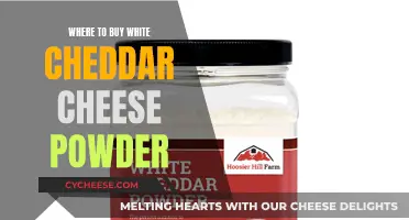 Where to Find White Cheddar Cheese Powder: A Guide to the Best Sources