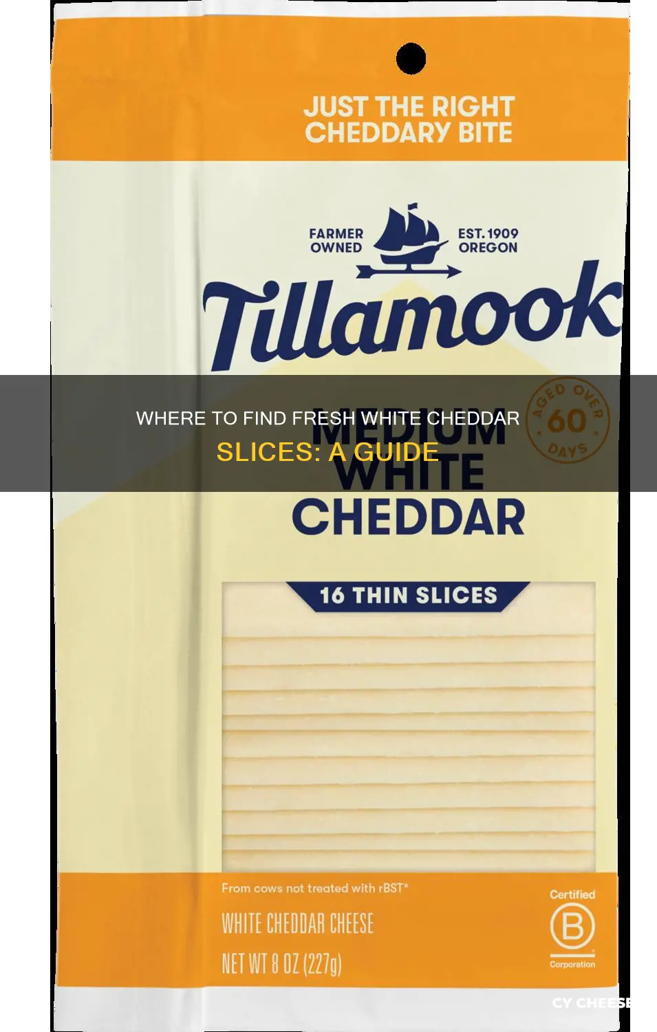 where to buy white cheddar cheese slices