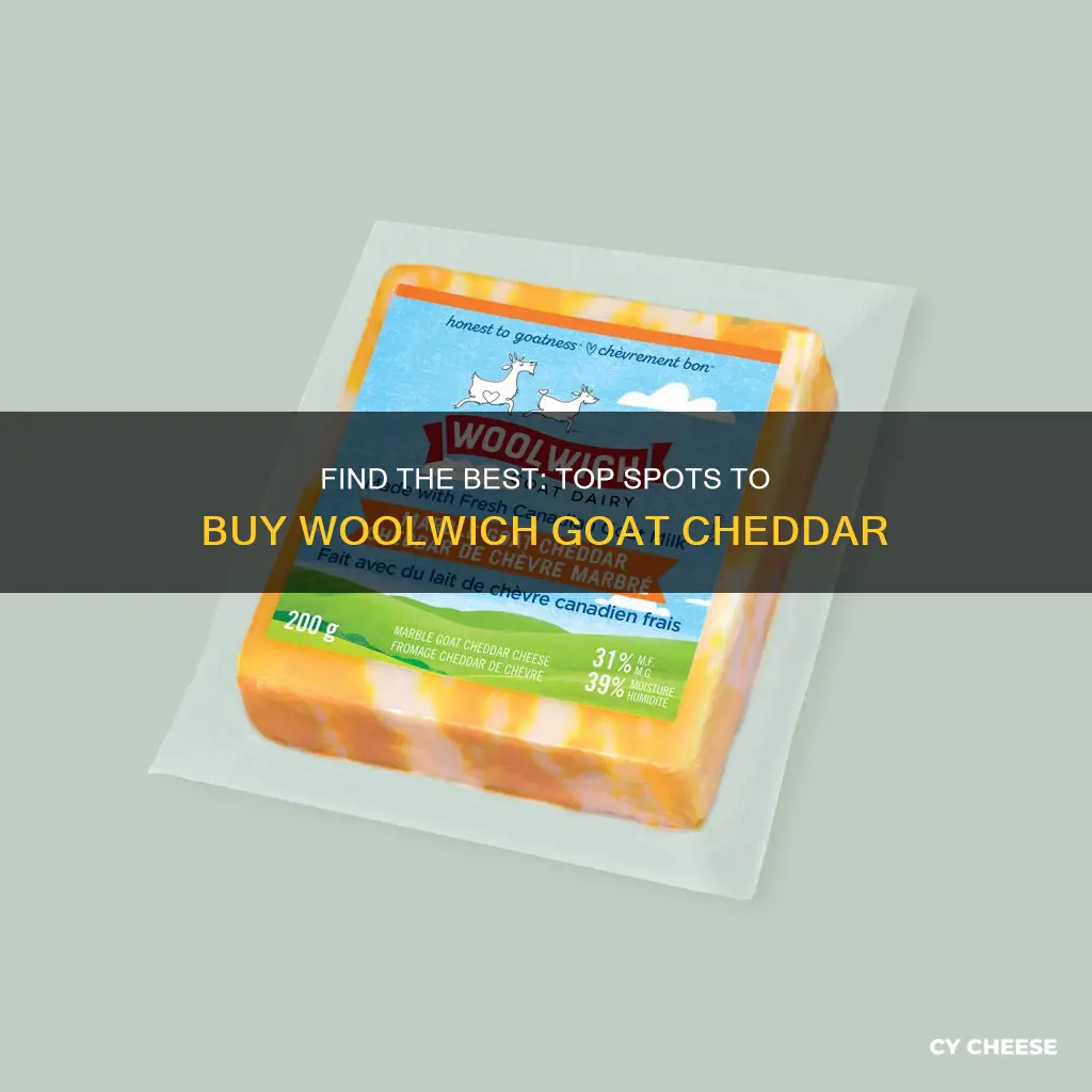 where to buy woolwich goat cheddar cheese