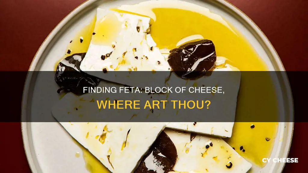 where to find a block of feta cheese
