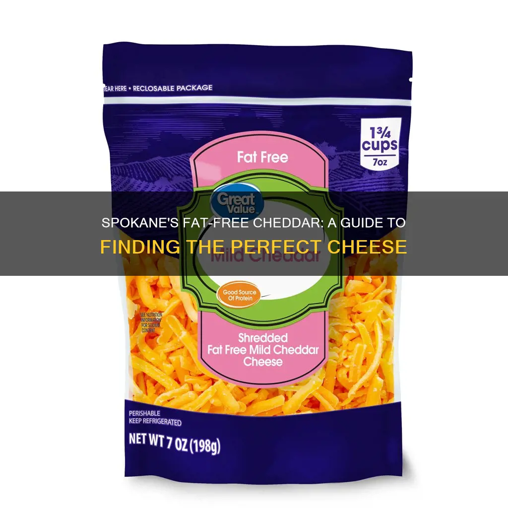 where to find fat free cheddar cheese in spokand wa