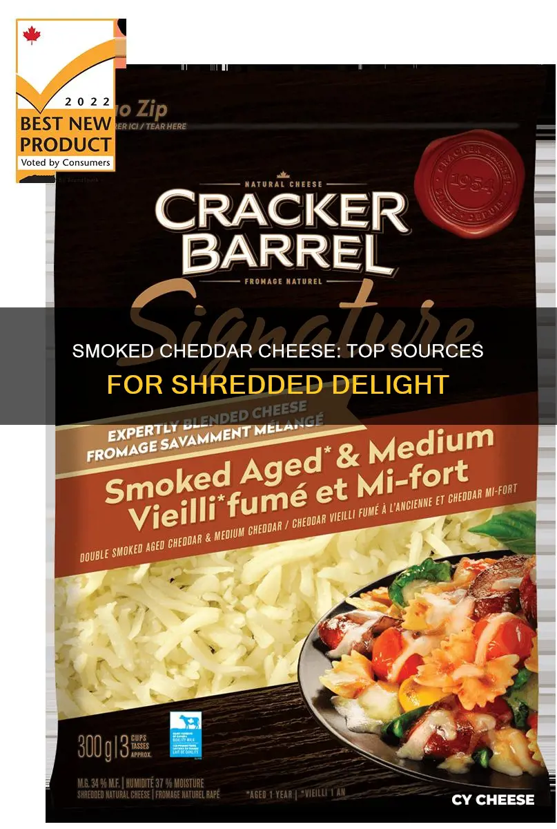 where to find shredded smoked cheddar cheese