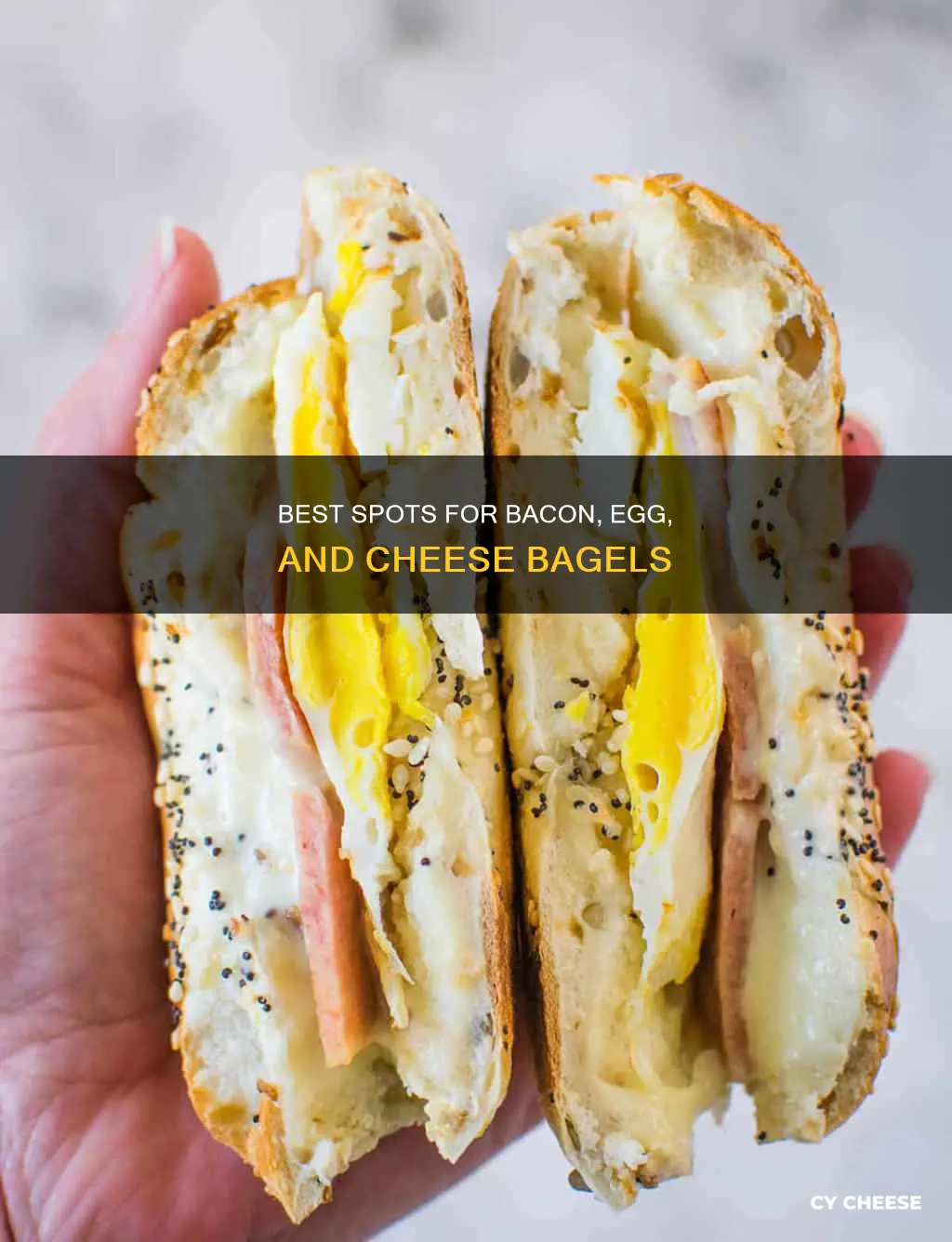 where to get a bacon egg and cheese bagel