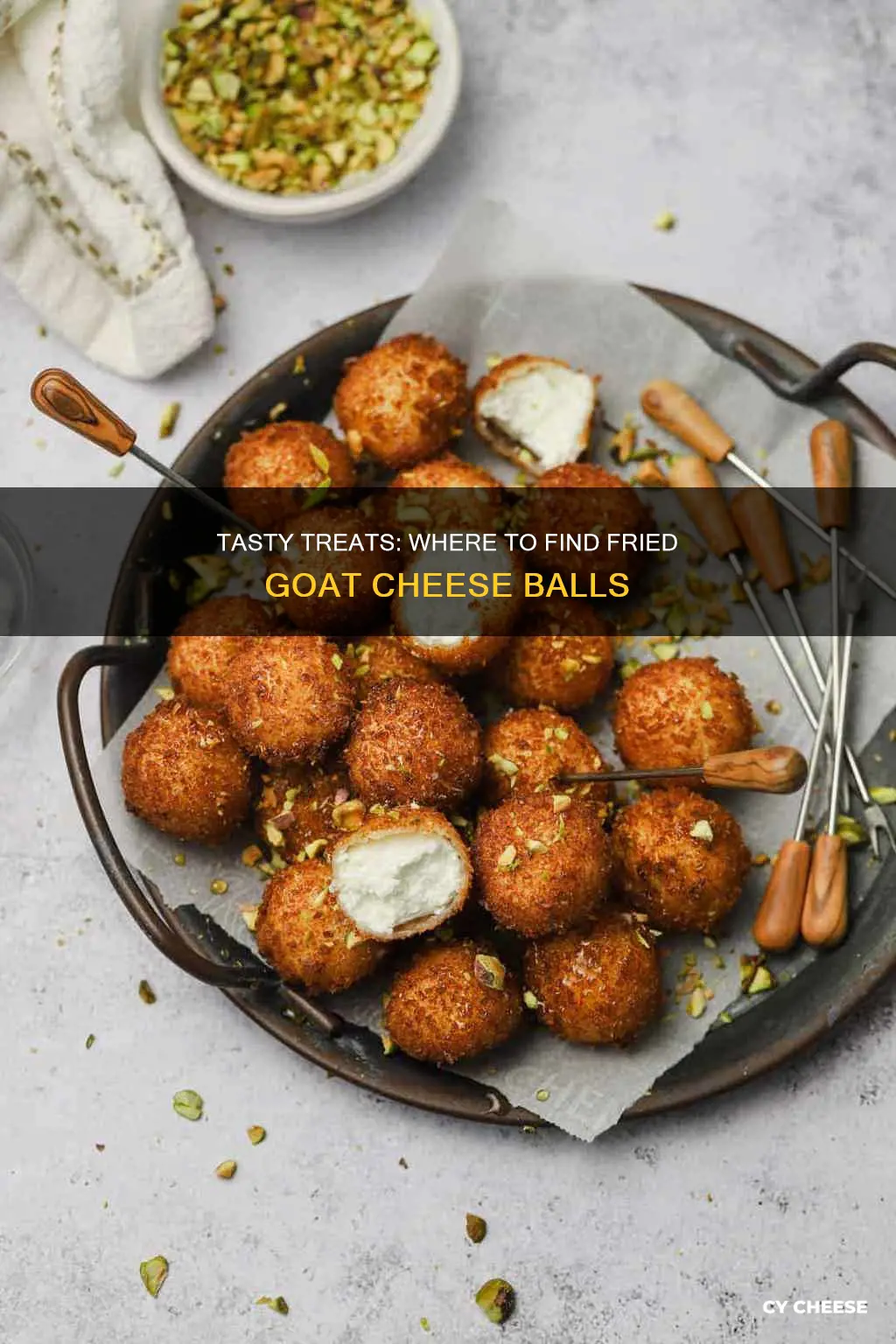 where to get fried goat cheese balls