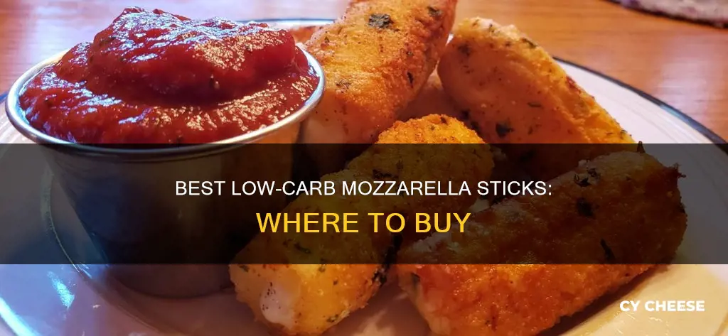 where to get low carb mozzarella cheese sticks
