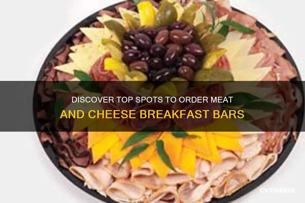 where to order the meat and cheese breakfast bars