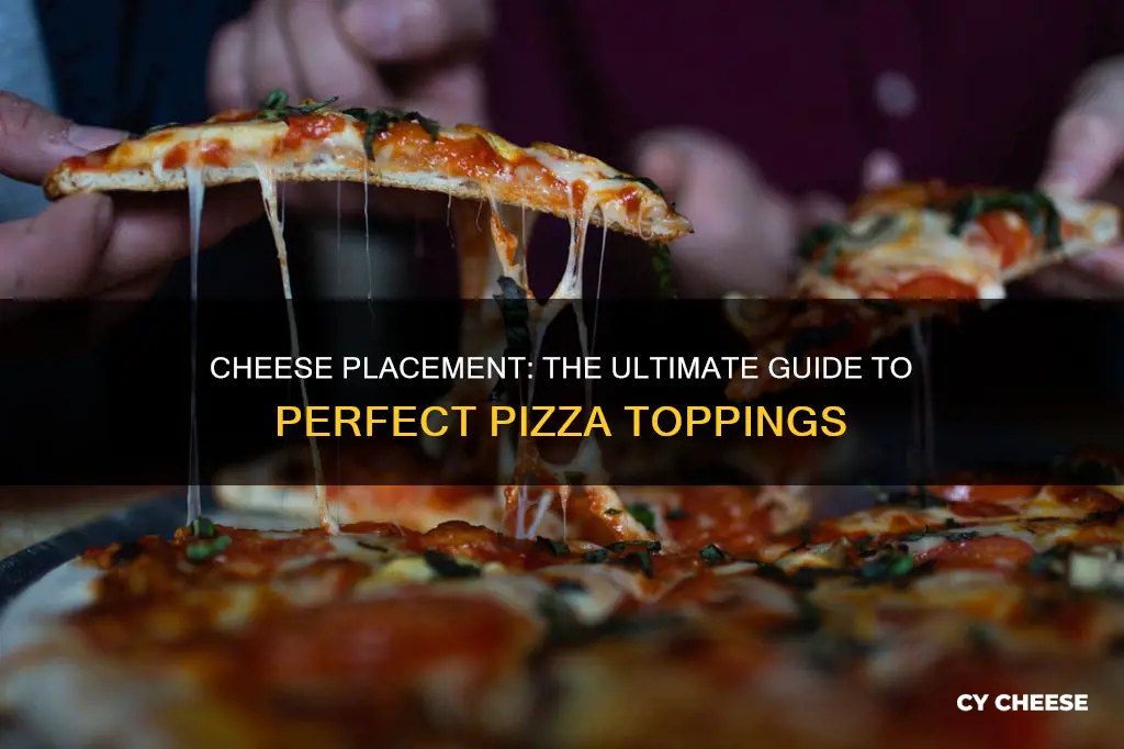 where to place cheese on a pizza