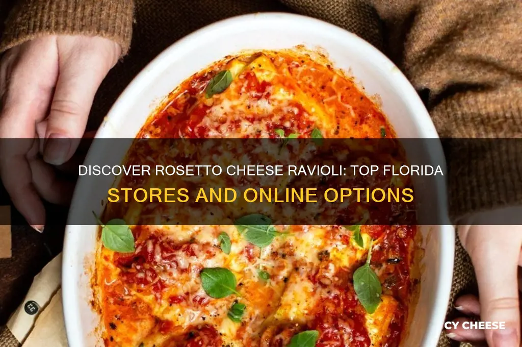 where to purchase rosetto cheese ravioli in florida