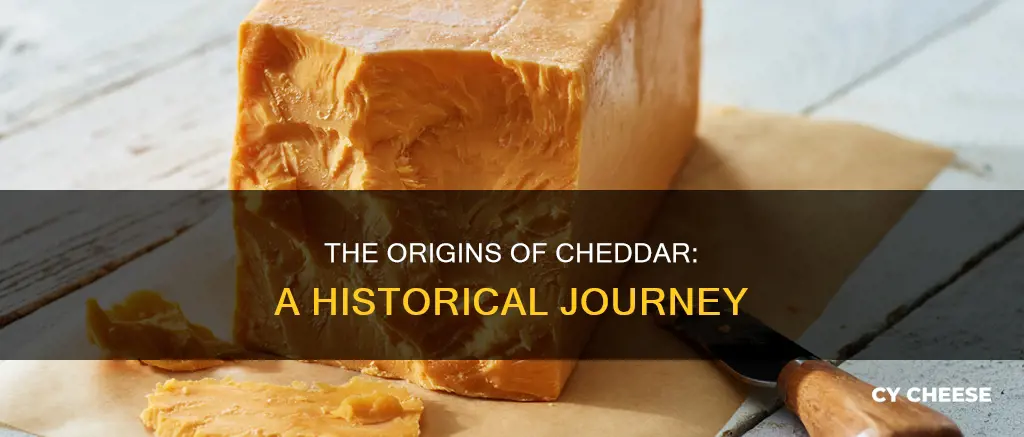 where was aged cheddar cheese first made