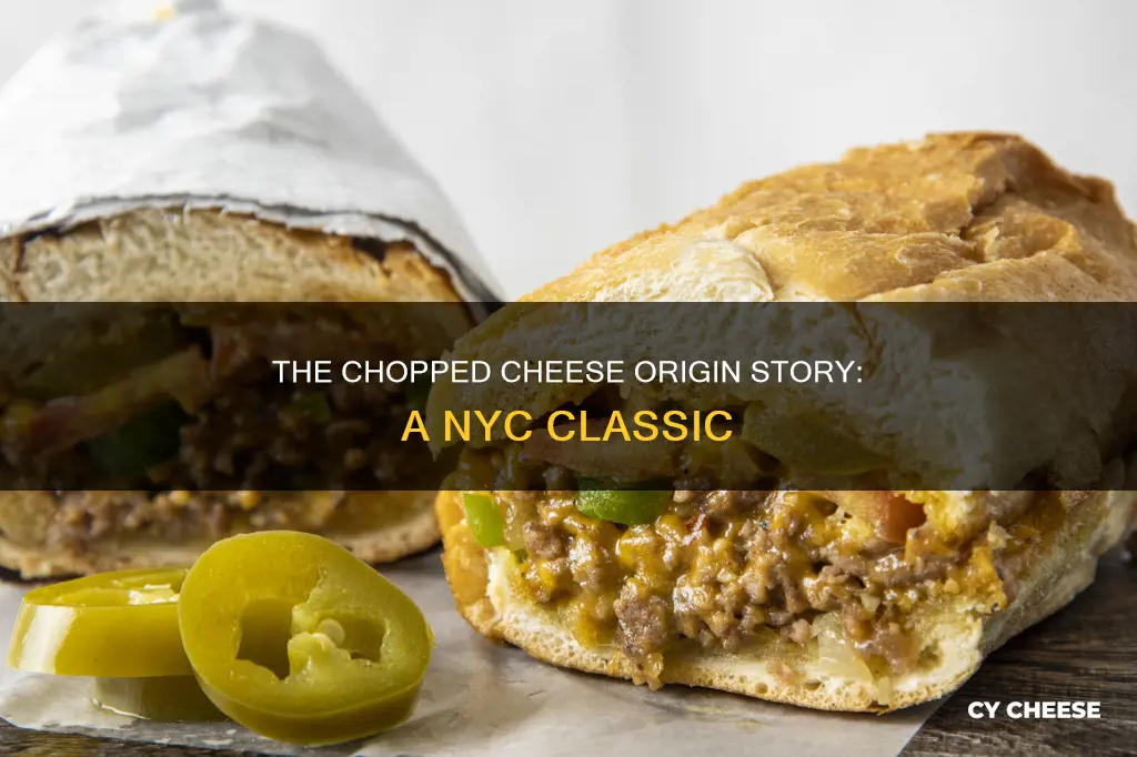 where was the first chopped cheese made