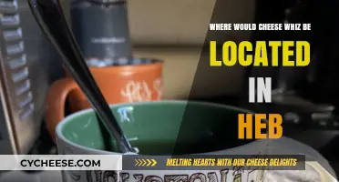 Finding Cheese Whiz at H-E-B: Aisle Location Guide for Shoppers