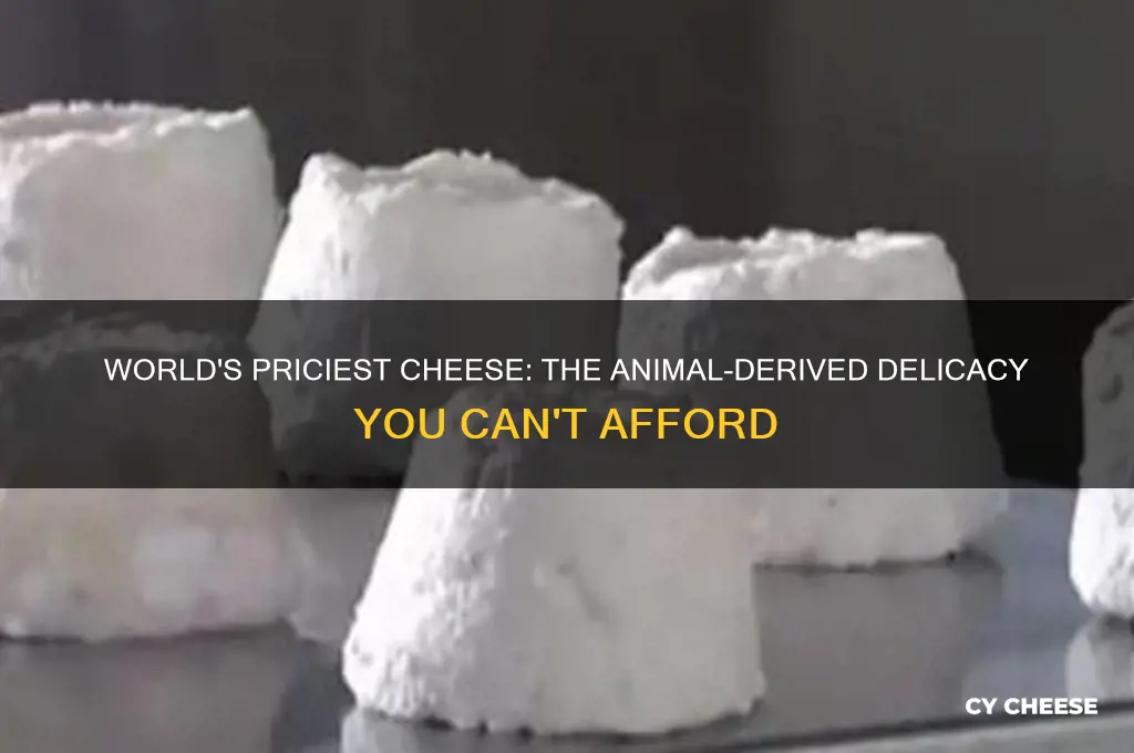 which animal cheese is most expensive in the world