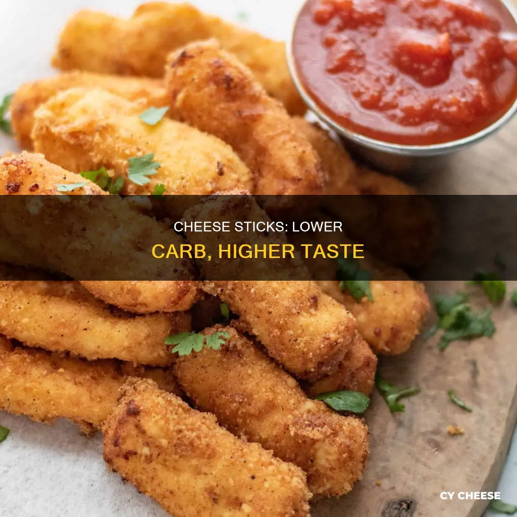 which are lower carb cheese sticks