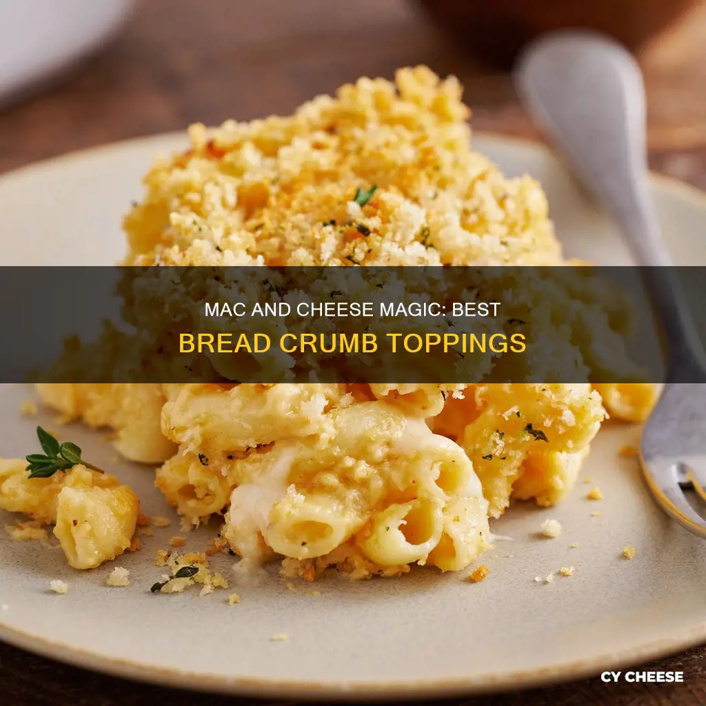 which bread crumbs goes best over macaroni and cheese