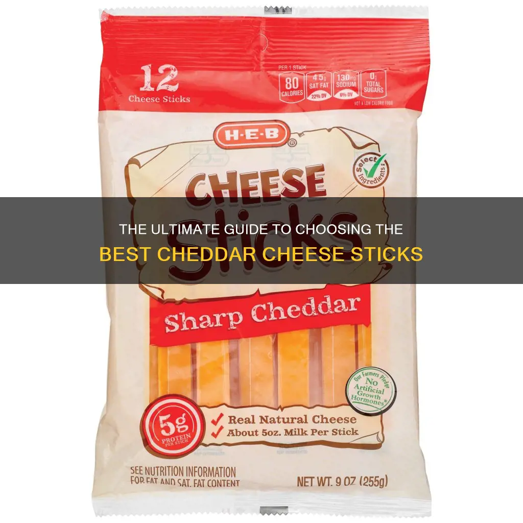 which cheddar cheese sticks