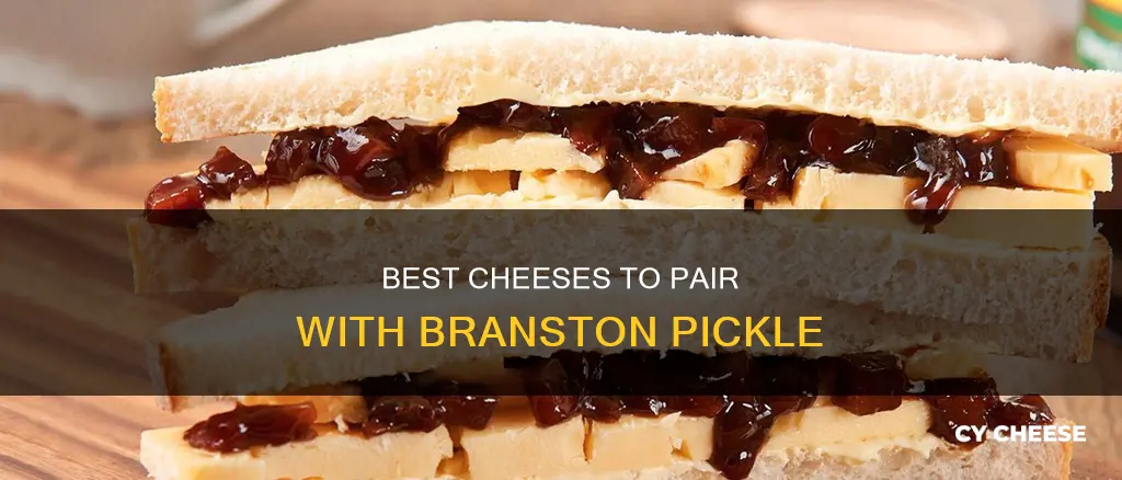 which cheese best with branston pickle