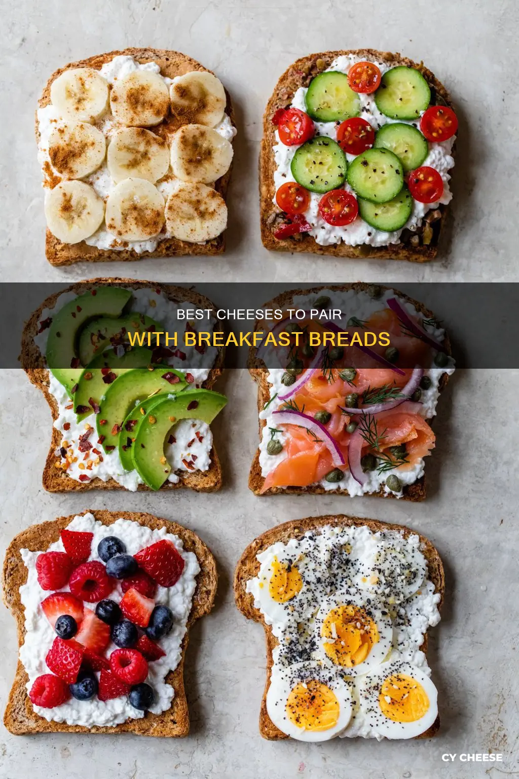 which cheese best with breafkast bread
