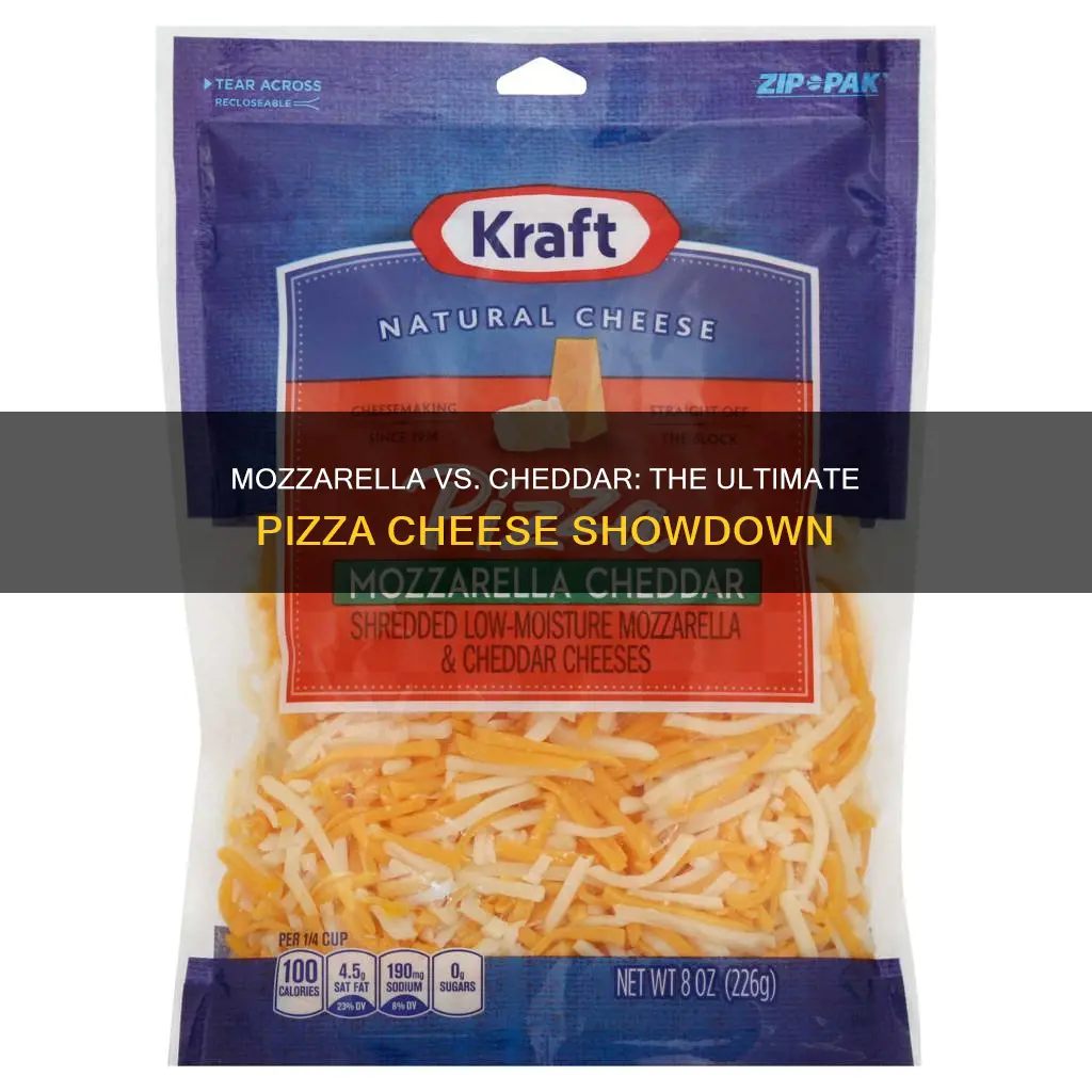 which cheese is best for pizza mozzarella or cheddar