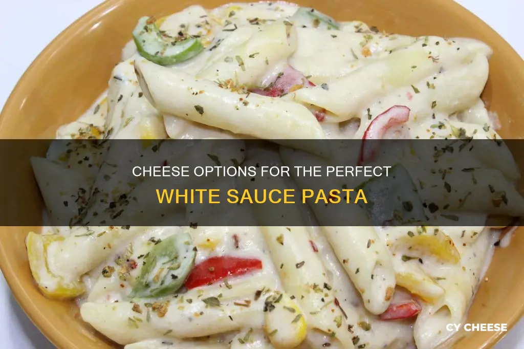 which cheese is best for white sauce pasta