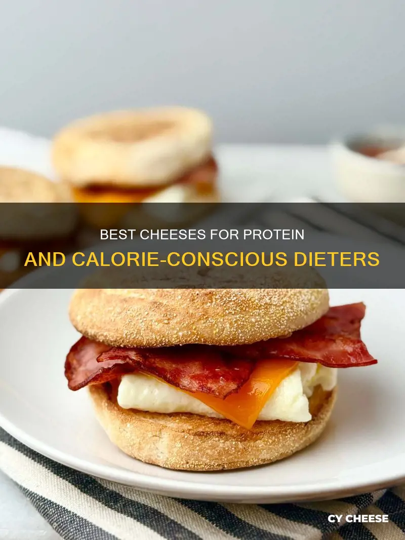 which cheeses have the most protein and least calories
