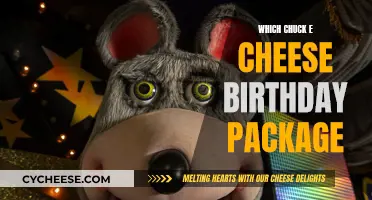 Best Birthday Package Options at Chuck E. Cheese