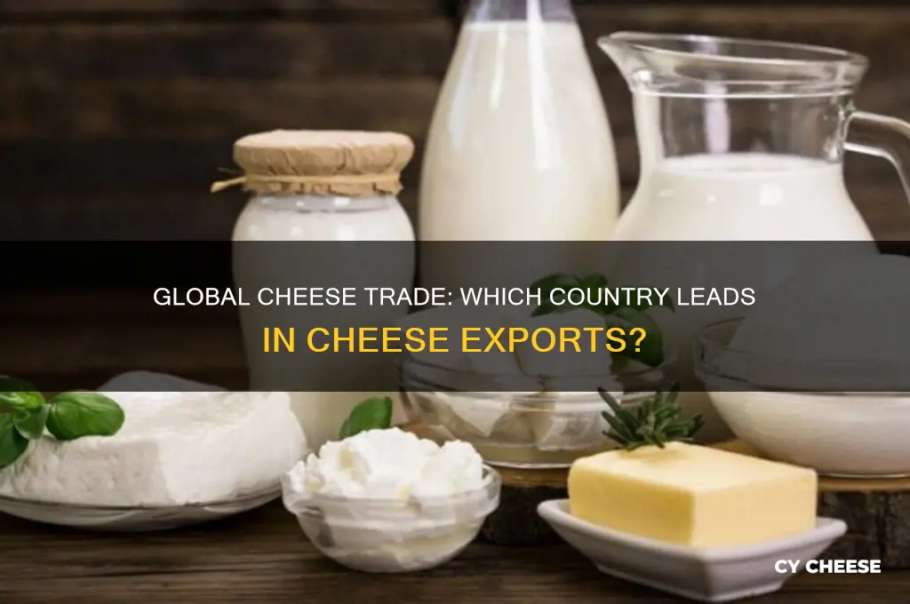 which country is the biggest exporter of cheese