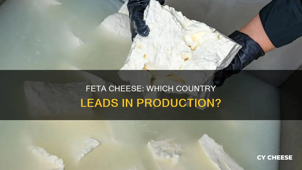 which country produces the most feta cheese