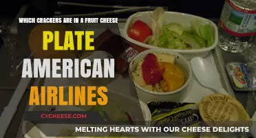 American Airlines' Fruit & Cheese Plate: Cracker Varieties Revealed