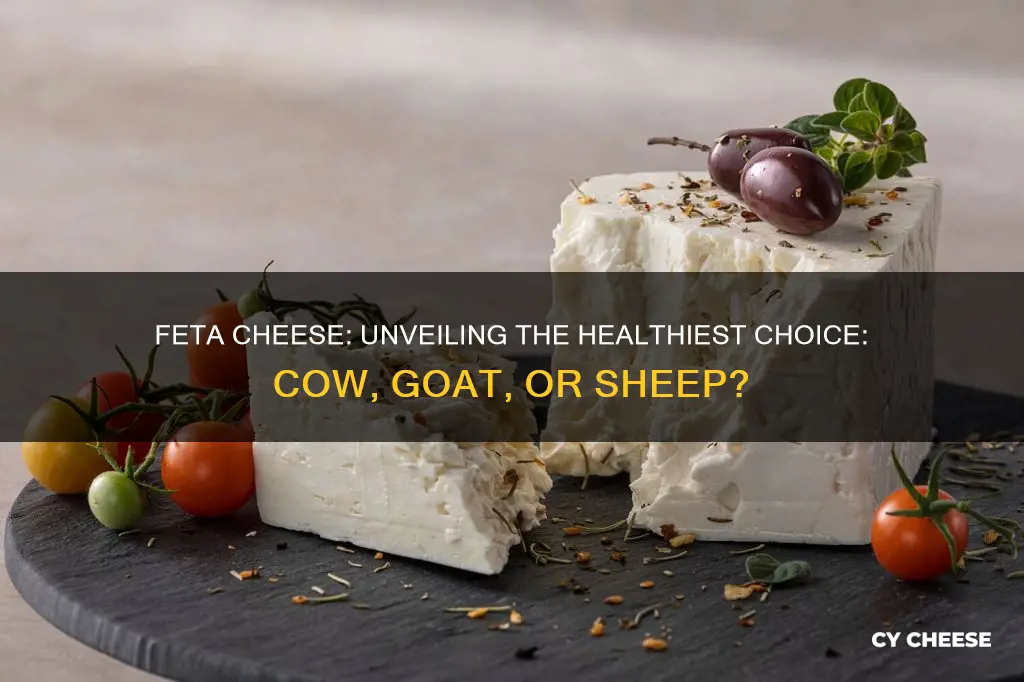 which feta cheese is the healthiest cow goat or sheep