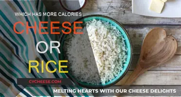 Cheese vs Rice: Which Food Has More Calories?