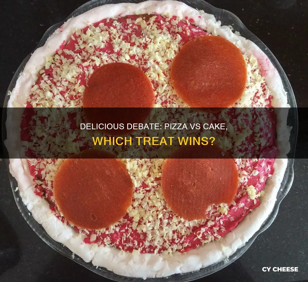 which is better cheese pizza or cake