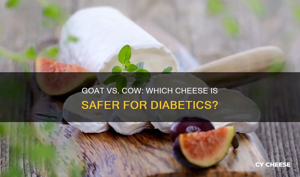 which is better for diabetics goat or cow cheese