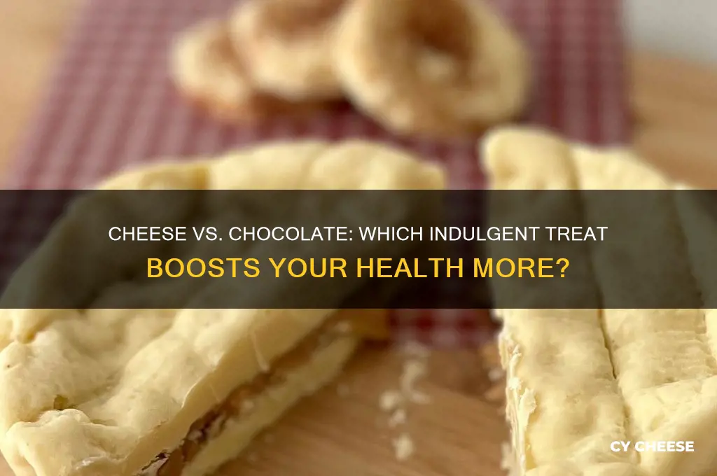 which is better for you cheese or chocolate