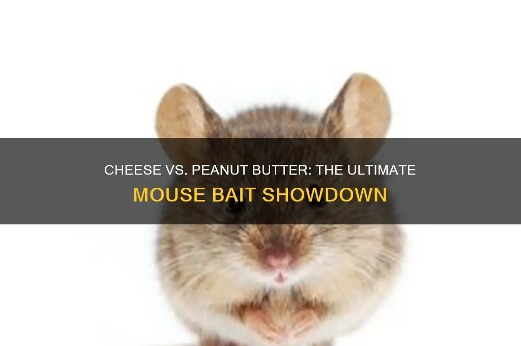 which is better mouse bait cheese or peanut butter