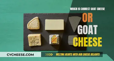 Goat Cheese Conundrum: Unraveling the Correct Terminology