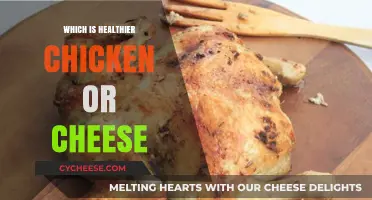Chicken vs Cheese: Which Food is Healthier?