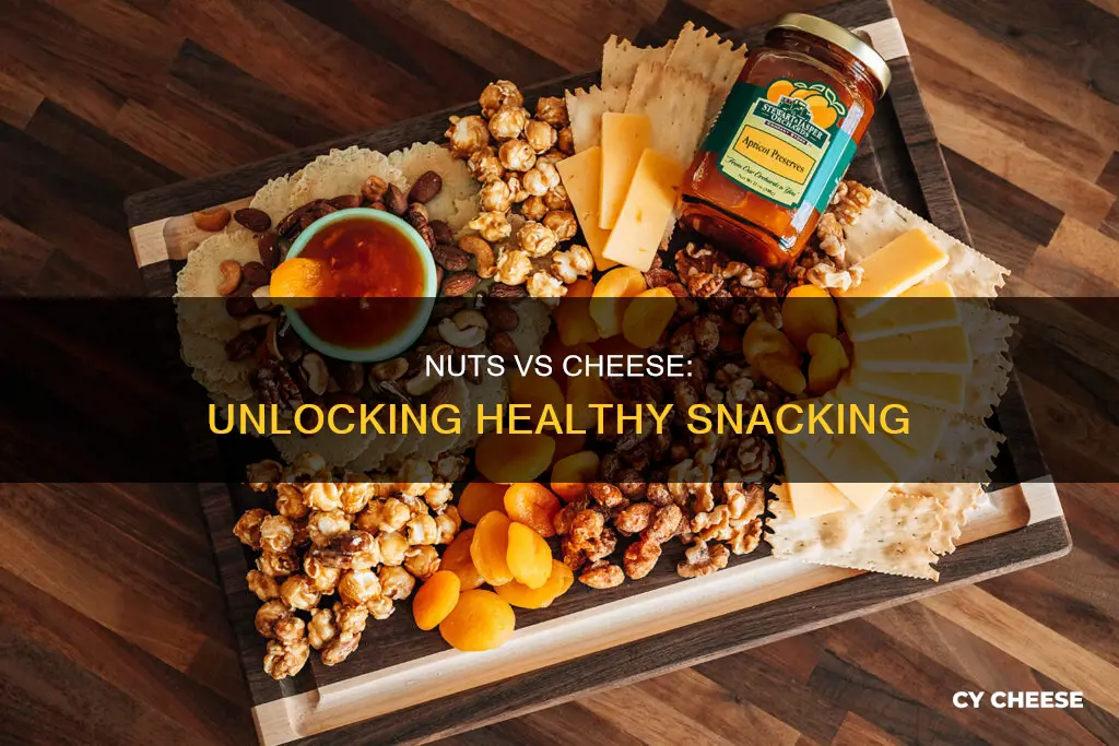 which is healthier nuts or cheese