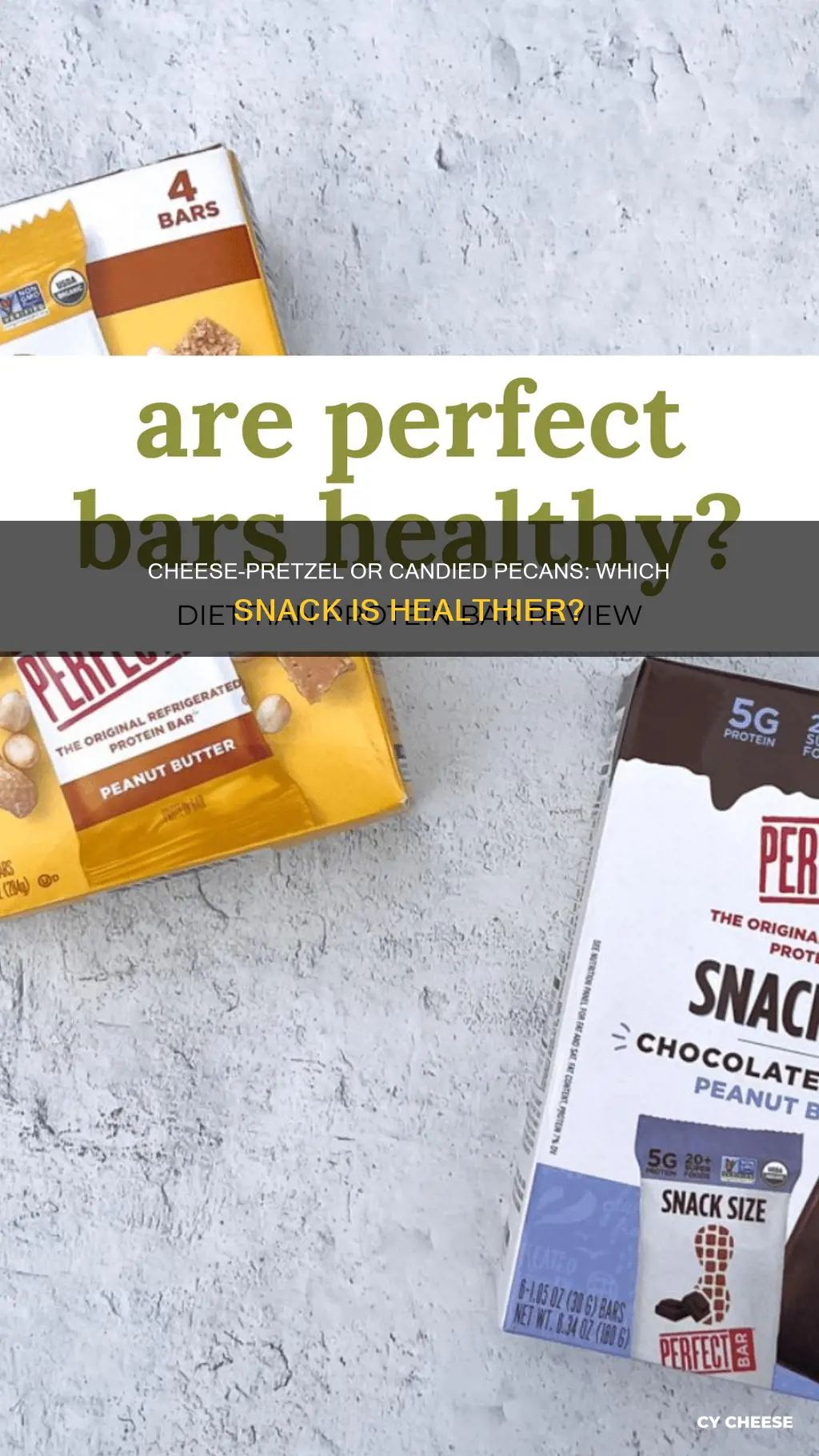 which is healthier pretzel with cheese or candied pecans