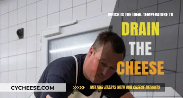 Perfect Cheese Draining: Finding the Ideal Temperature for Optimal Results