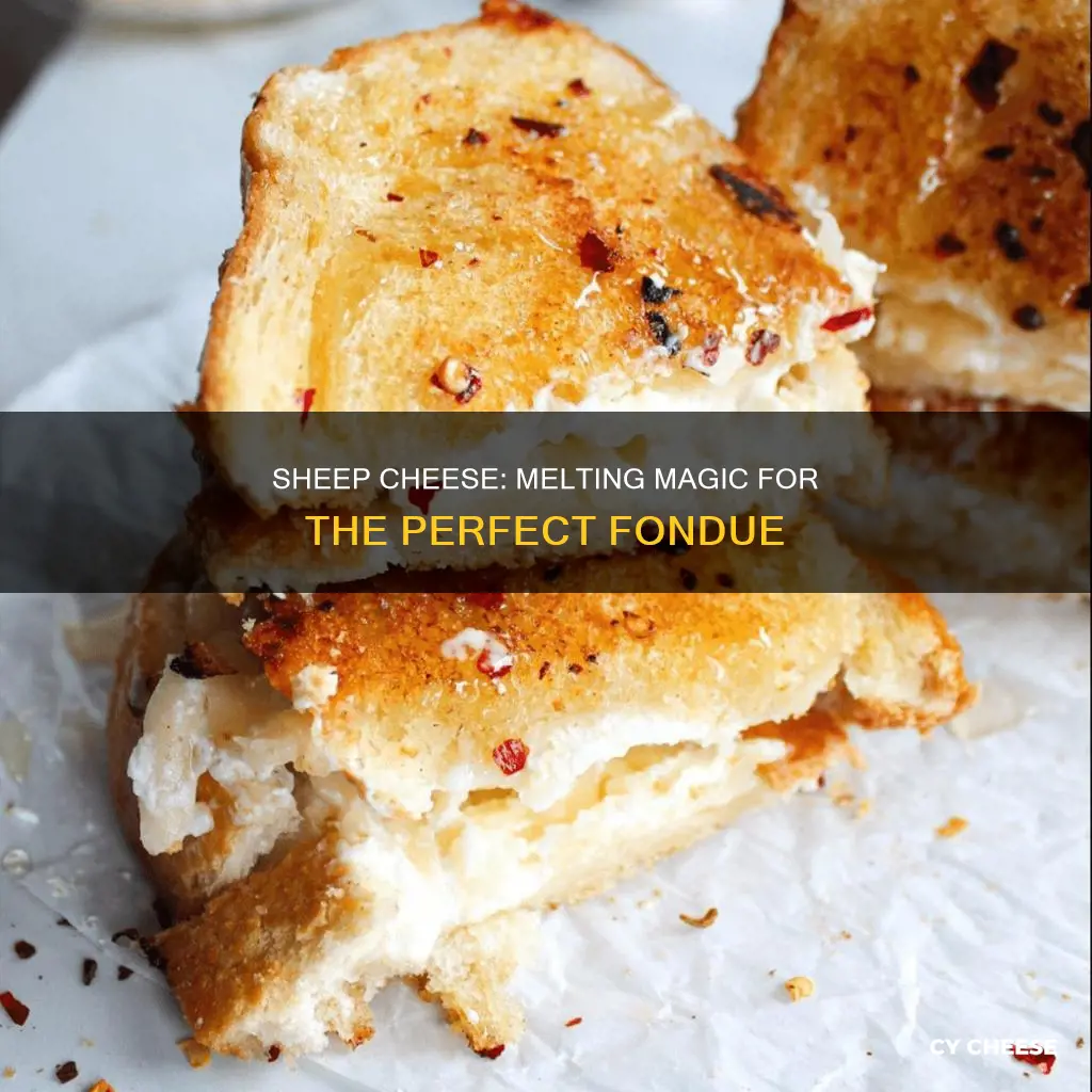 which sheep cheese melts nicely