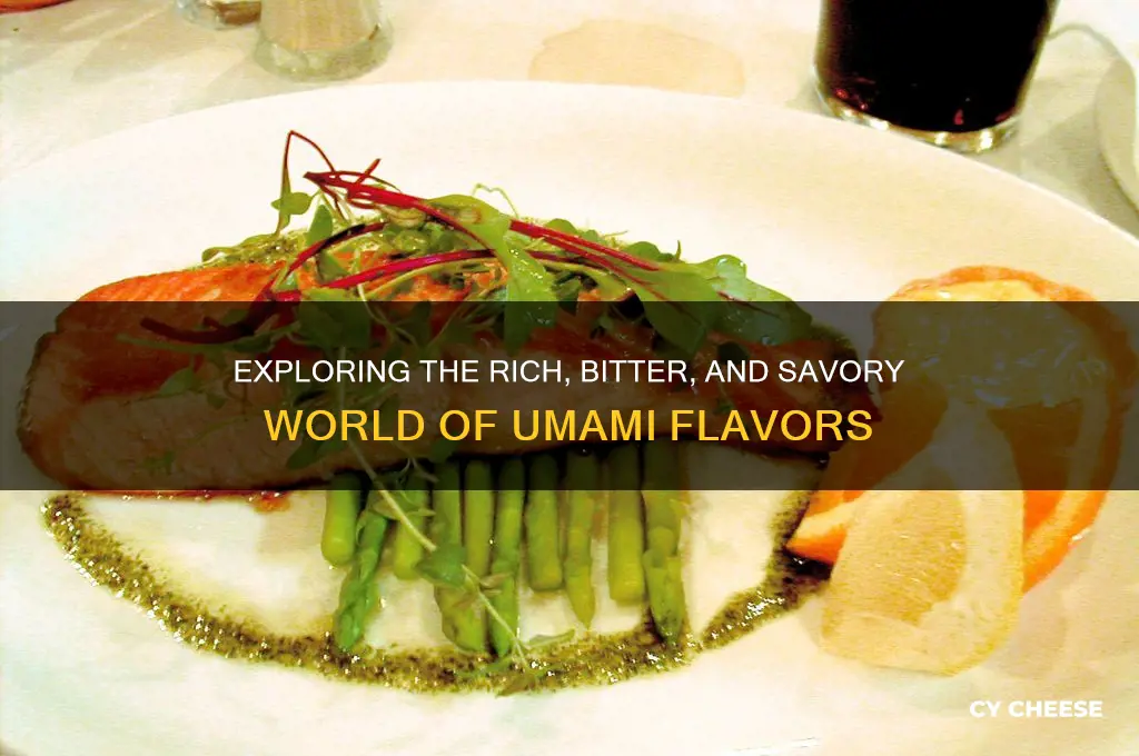 which taste includes beer dark chocolate fermented cheese and coffee