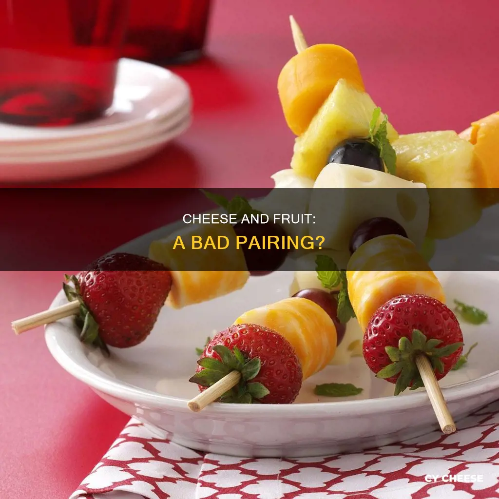 which type of fruit is not generally served with cheese