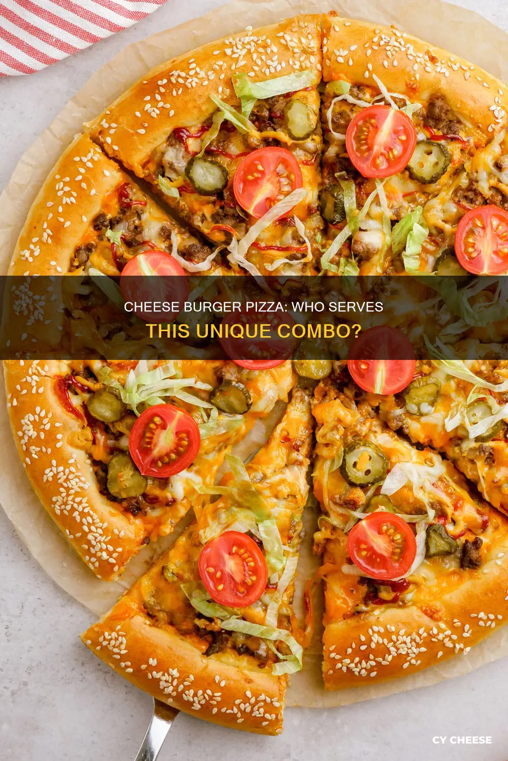 who has the cheese burger pizza