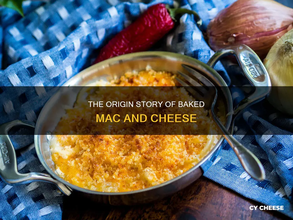 who invented baked macaroni and cheese