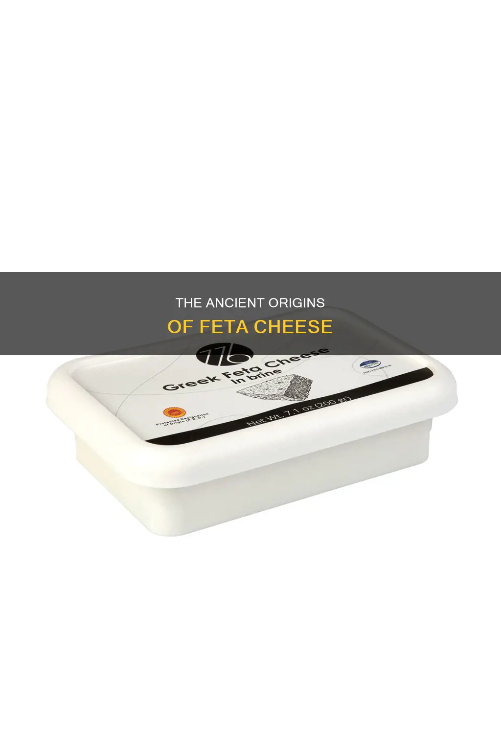 who invented feta cheese