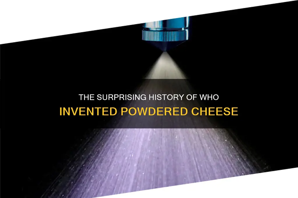 who invented powdered cheese