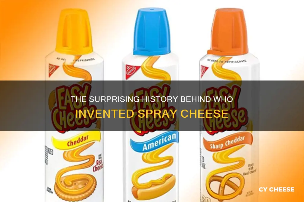 who invented spray cheese